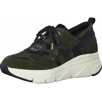 Dámské lodičky Tamaris dámské tenisky 1-23774-27 Barva: olivová, Velikost: 39