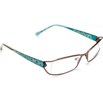 Brýlová obroučka Dámské dioptrické brýle Vesper&James VJ110brownturquoise