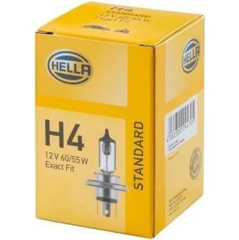Povinná bezpečnostní výbava Žárovka HELLA H4 12V 60/55W P43t