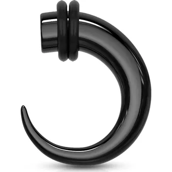 Piercing Šperky4U Černý ocelový expandér "hák" - EP1032K-04