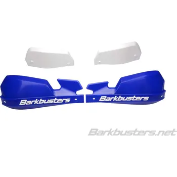 Motocyklový chránič Plasty VPS pro Barkbusters chrániče - modré s bílým rozšířením