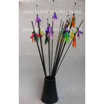 Hračka pro kočku Rotační pírka 40 cm