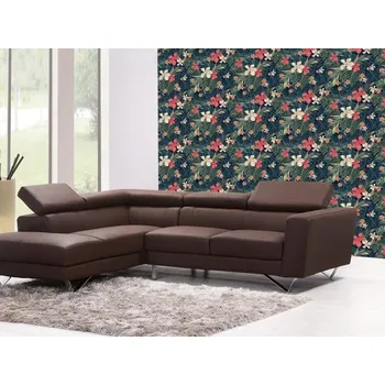 Tapeta DIMEX | Vliesová tapeta na zeď Dimex Line WP-211-01 | 0,75 x 10 m | vícebarevná, zelená, červená + Vliesová tapeta na zeď Dimex Line WP21201 v rozměru 0,75 x 10 m