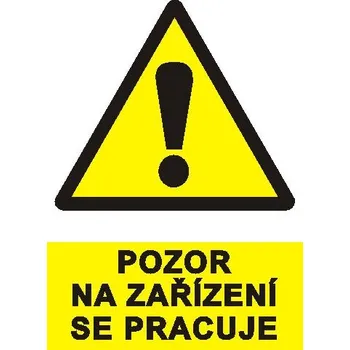 STRO.M propagace Tabulka 1931 A4 Pozor na zařízení se pracuje