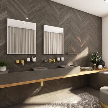 Koupelnové svítidlo Nimco Koupelnové podsvícené LED zrcadlo ZP 13002V, 60 x 80 cm