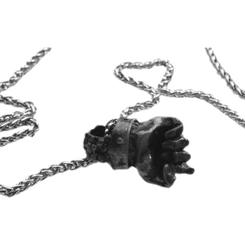 Přívěsek River Šperky. Přívěsek. 99220064016 Černý přívěsek z chirurgické oceli Zaťatá pěst.