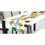 DIMEX | Běhoun na stůl Ovoce ve vodě TS 010 | vícebarevná | 40 x 140 cm + Běhouny české výroby DIMEX TS 010 Ovoce ve vodě