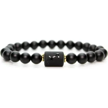 Přívěsek Korálkový náramek lávový kámen - znamení střelec