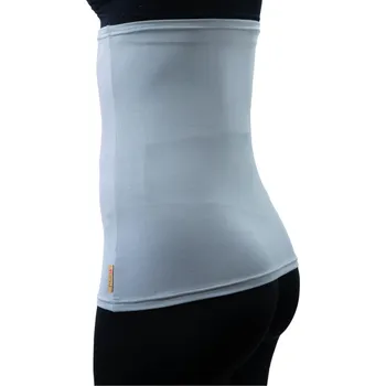 VFstyle Ledvinový pás Bamboo Long, světle šedý Velikost: L