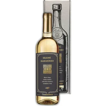 Dárkové víno - Narozeniny Chardonnay 0,75