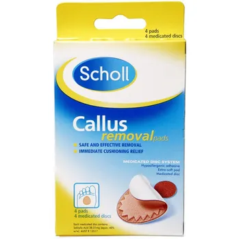 Kosmetika na nohy Scholl Callus Removal Pads 4 ks
