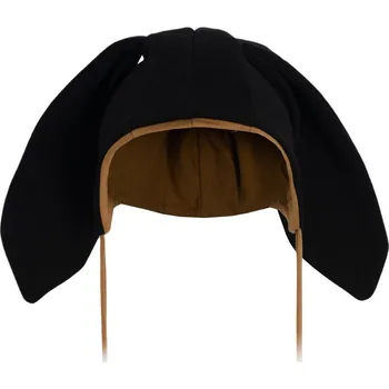 Kojenecká čepice Kojenecká bavlněná čepička s oušky New Baby Favorite černá, vel. 62 (3-6m)