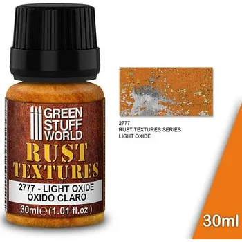 Modelářská barva Green Stuff World: Rust Textures - Light Oxide Rust 30ml
