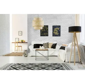 Tapeta DIMEX | Vliesová tapeta na zeď Dimex Line WP-035-02 | 0,75 x 10 m | šedá + Vliesová tapeta na zeď Dimex Line WP03503 v rozměru 0,75 x 10 m