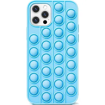 Pouzdro na mobilní telefon Kryt Samsung Galaxy A72 Flexible Push Bubble Case modré