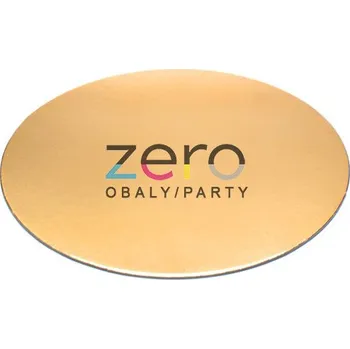Jednorázové nádobí Podložka lepenková pr. 32 cm - zlatá