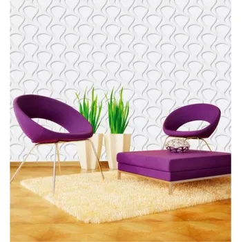 Tapeta DIMEX | Vliesová tapeta na zeď Dimex Line WP-011-01 | 0,75 x 10 m | bílá, šedá + Vliesová tapeta na zeď Dimex Line WP01102 v rozměru 0,75 x 10 m