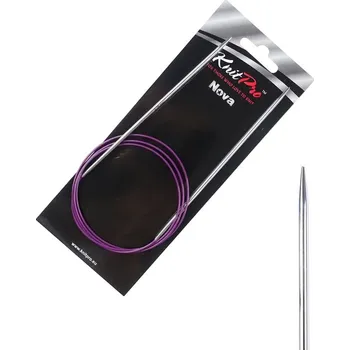 Jehlice KnitPro Nova kruhové kovové fixní jehlice 2,75mm 100cm (KnitPro Nova kruhové kovové jehlice 2,75mm 100cm)