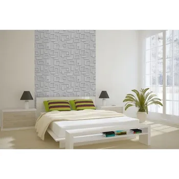 Tapeta DIMEX | Vliesová tapeta na zeď Dimex Line WP-009-02 | 0,75 x 10 m | šedá + Vliesová tapeta na zeď Dimex Line WP00903 v rozměru 0,75 x 10 m