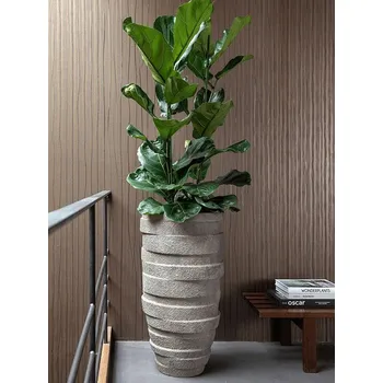 Květináč Lite stone varuna grey 42x80cm + doprava zdarma