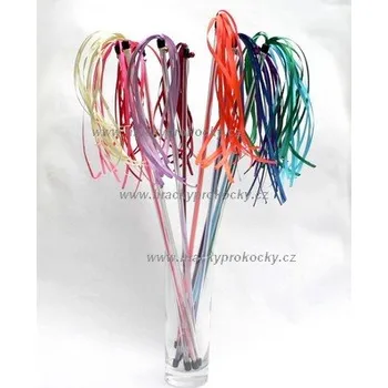 Hračka pro kočku Mašle na pevné tyči Barva: žlutá