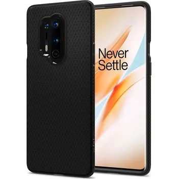 Pouzdro na mobilní telefon Spigen Liquid Air pro Oneplus 8 Pro Matte Black