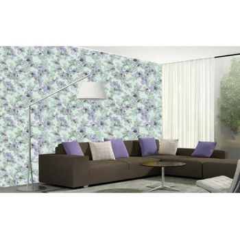 Tapeta DIMEX | Vliesová tapeta na zeď Dimex Line WP-090-01 | 0,75 x 10 m | vícebarevná, zelená, fialová + Vliesová tapeta na zeď Dimex Line WP09101 v rozměru 0,75 x 10 m