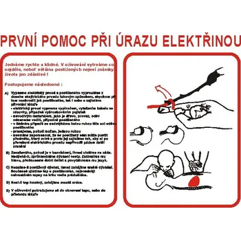 STRO.M propagace Tabulka 7781 A3 První pomoc při úrazu elektřinou