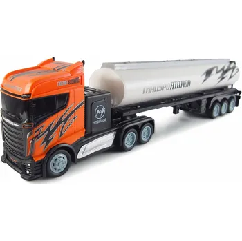 RC model auta Amewi Trade E.k. kamion s cisternou RTR 1:16 oranžový