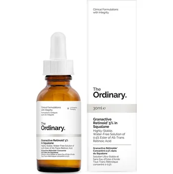 Pleťové sérum The Ordinary Granactive Retinoid 5% in Squalane omlazující pleťové sérum 30 ml