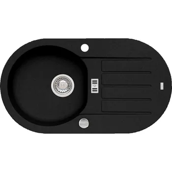 Kuchyňský dřez ALVEUS NIAGARA 40 granitový dřez, 775 x 435 mm, černá free_delivery