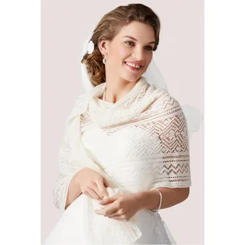 Dámské sako StudioAgnesSvatební šála smetanová 09-582-CR-180