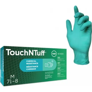 Pracovní rukavice CERVA GROUP Rukavice Ansell TOUCH N TUFF A92-600, nepudrované Velikost 10 zelená