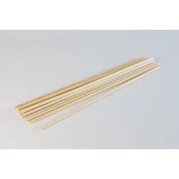 Vlajka Dřevěná tyčka cca 35 cm, průměr 6 mm - balení 10 ks