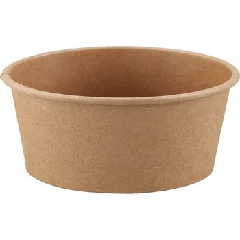 Jednorázové nádobí COpack Miska papírová na polévku 250 ml pr. 115 mm KRAFT (50 ks)