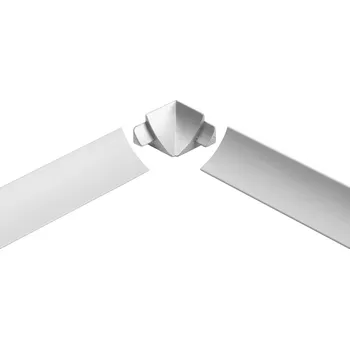 Stavební profil VP6 vnitřní růžek k liště T-COVE, hliník elox stříbro lesk, 12 mm, 2 ks