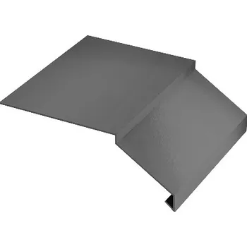 Stavební profil BP3 spojka k balkonové liště ACARA, hliník lakovaný antracit, 1ks