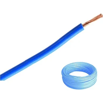 elektrický kabel Vodič H05V-K 0,75 světle modrá (CYA 0,75) balení 100 m