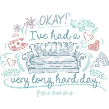 Plakát Plakát, Obraz - Přátelé - I've had a very long, hard day