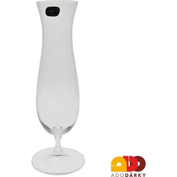 Váza Čirá váza na nožce 230 mm (Skleněná váza čirá)