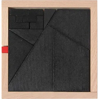 Hlavolam Malá červená kostka - dřevěný hlavolam