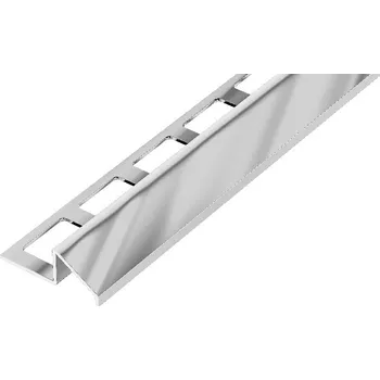 Stavební profil SP28 náběhová lišta TYP C ACARA, nerez lesk V2A, 11 mm, 2,5 m