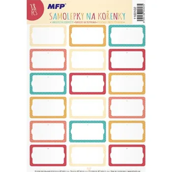 Samolepící etiketa MFP Samolepky na kořenky 16,2 x 23 cm čisté
