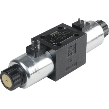 Rozvaděč Hydraulický rozvaděč, 24V, standardní solenoid s manuálním ovládáním Parker D3W001CNJW