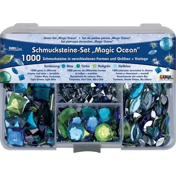 C.Kreul CK49644 sada štrasových kamínků Magic Ocean 1000 ks