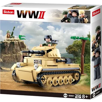 Stavebnice Sluban Sluban WWII M38-B0691 německý tank Panzer II