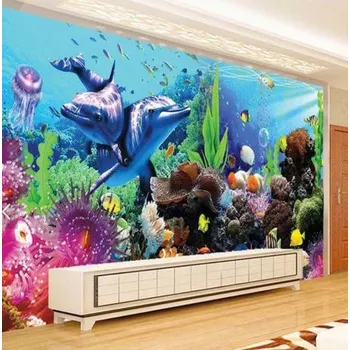 Fototapeta Solution Media 3D tapeta - Dva Delfíni MU756 3 - 3D Relief - Vliesová tapeta - 320g/m2