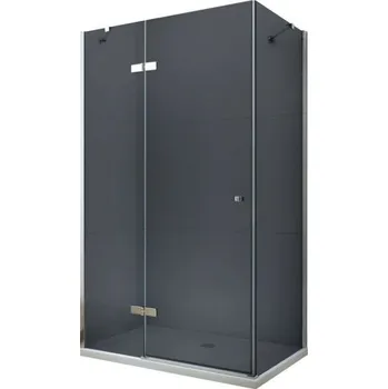 Mexen Roma sprchový kout 90x50cm, 6mm sklo, chromový profil-šedé sklo, 854-090-050-01-40