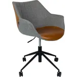 Šedohnědá látková konferenční židle ZUIVER DOULTON