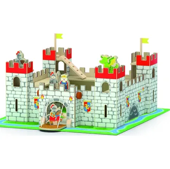 Dřevěná hračka VIGA Dřevěný hrad